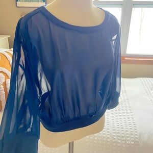 Jennifer Lopez Sheer Blouse Top - NWOT Size Medium